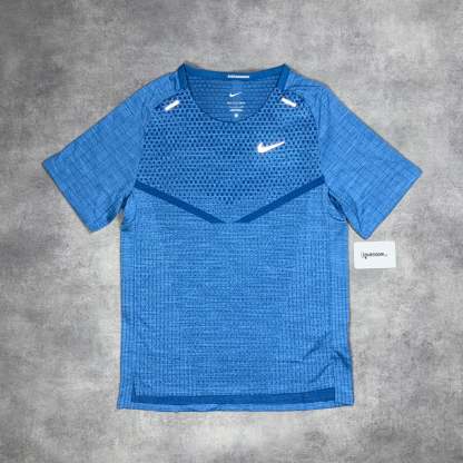 Nike Techknit T-Shirt Star Blue