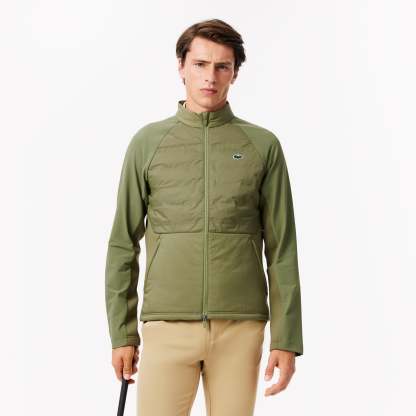 High Neck Quilted Golf Jacket-BH2638