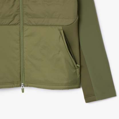 High Neck Quilted Golf Jacket-BH2638