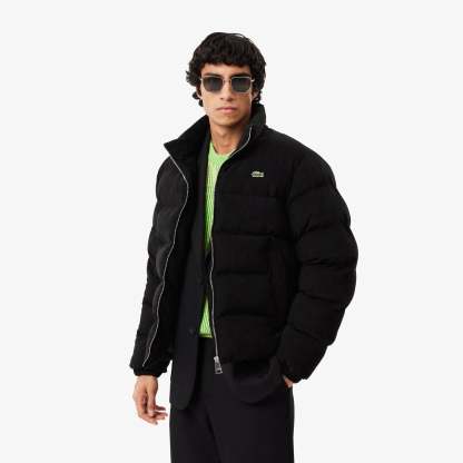 Quilted Velour Puffed Jacket-BH2890