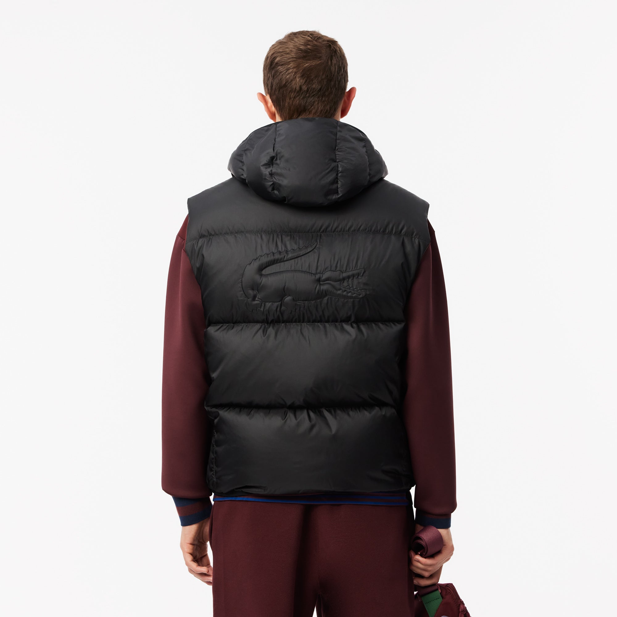 Water-Repellent Short Puffed Vest-BH2895