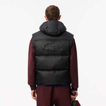 Water-Repellent Short Puffed Vest-BH2895