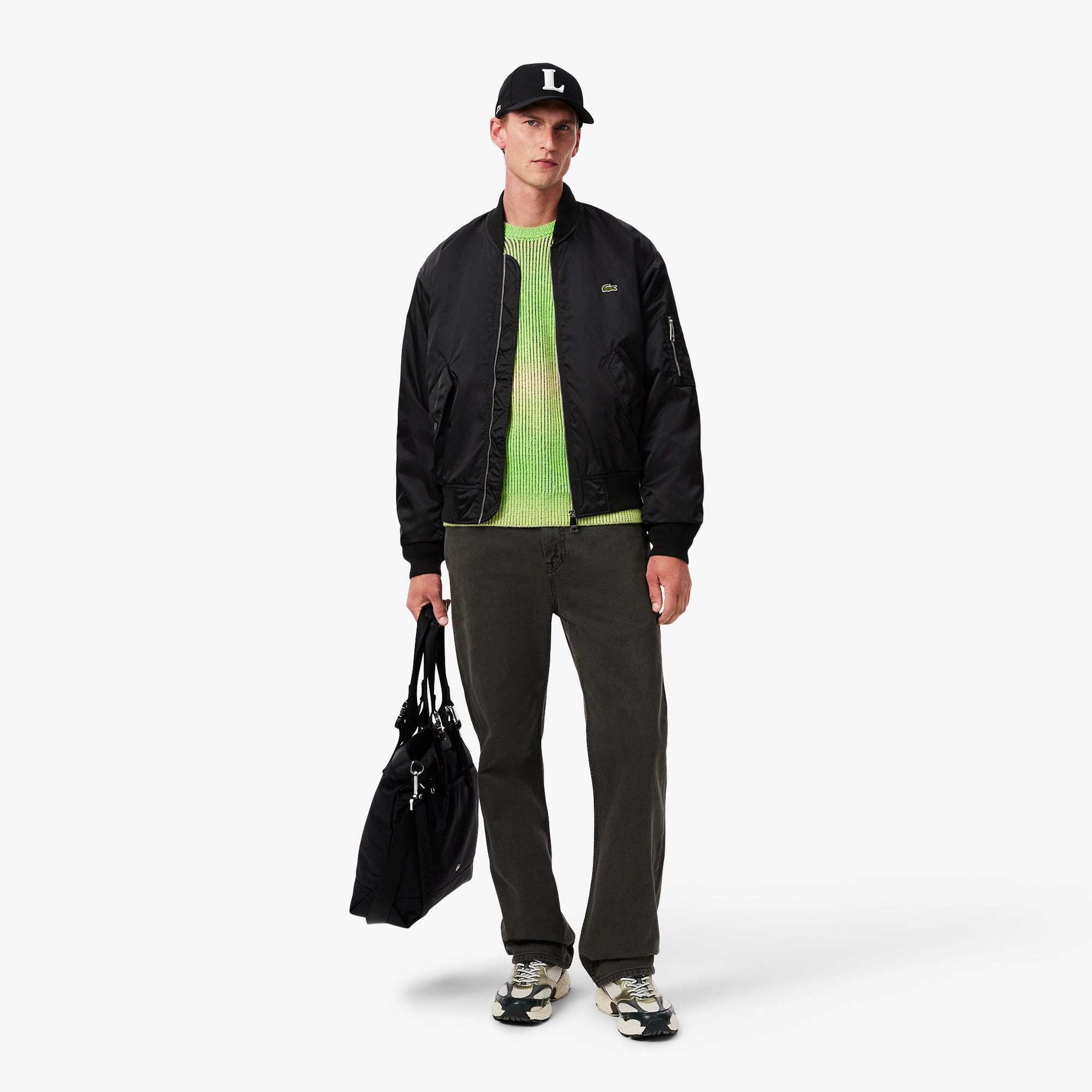 Water-Repellent Padded Bomber Jacket-BH2899