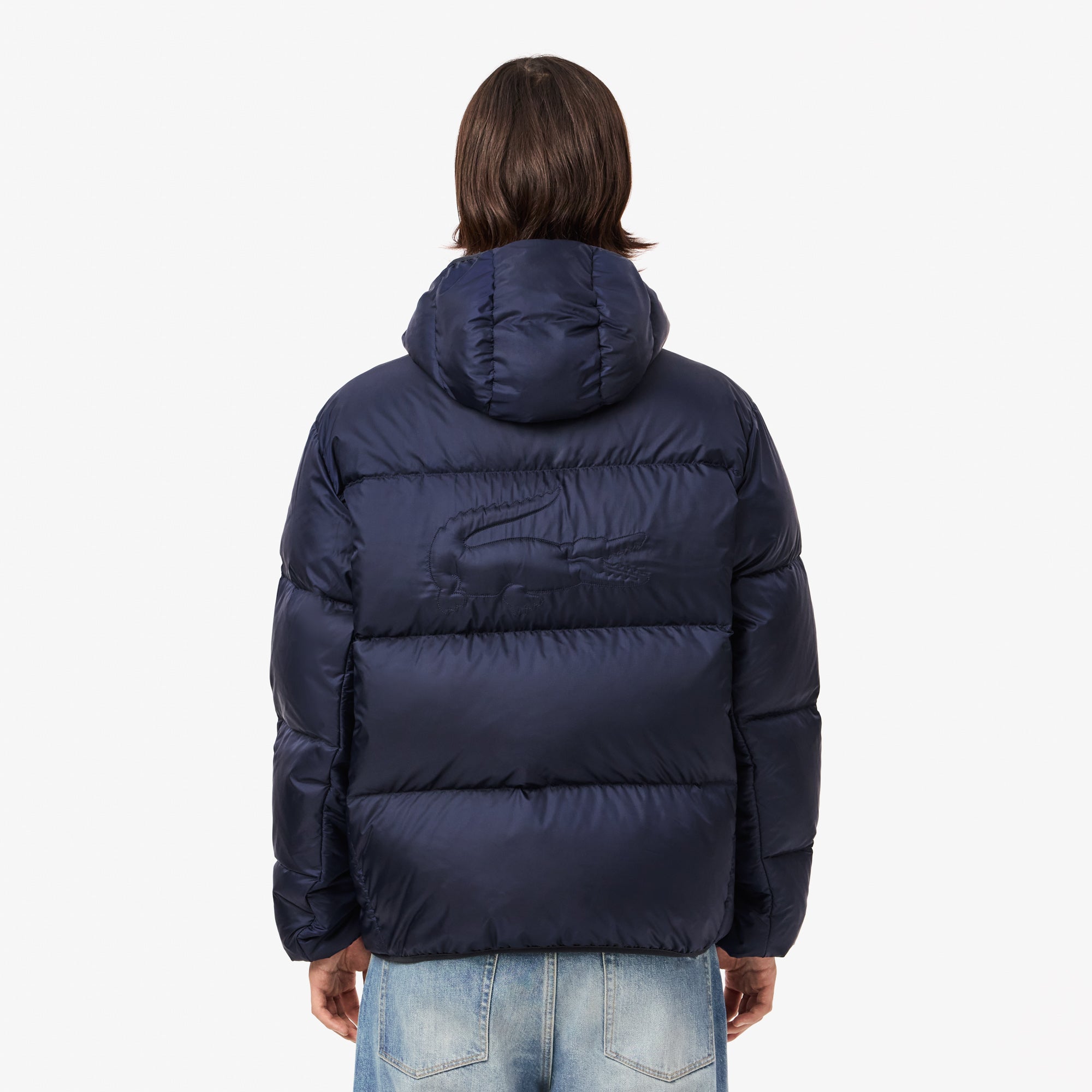Short Water-Repellent Hooded Puffed Jacket-BH2905