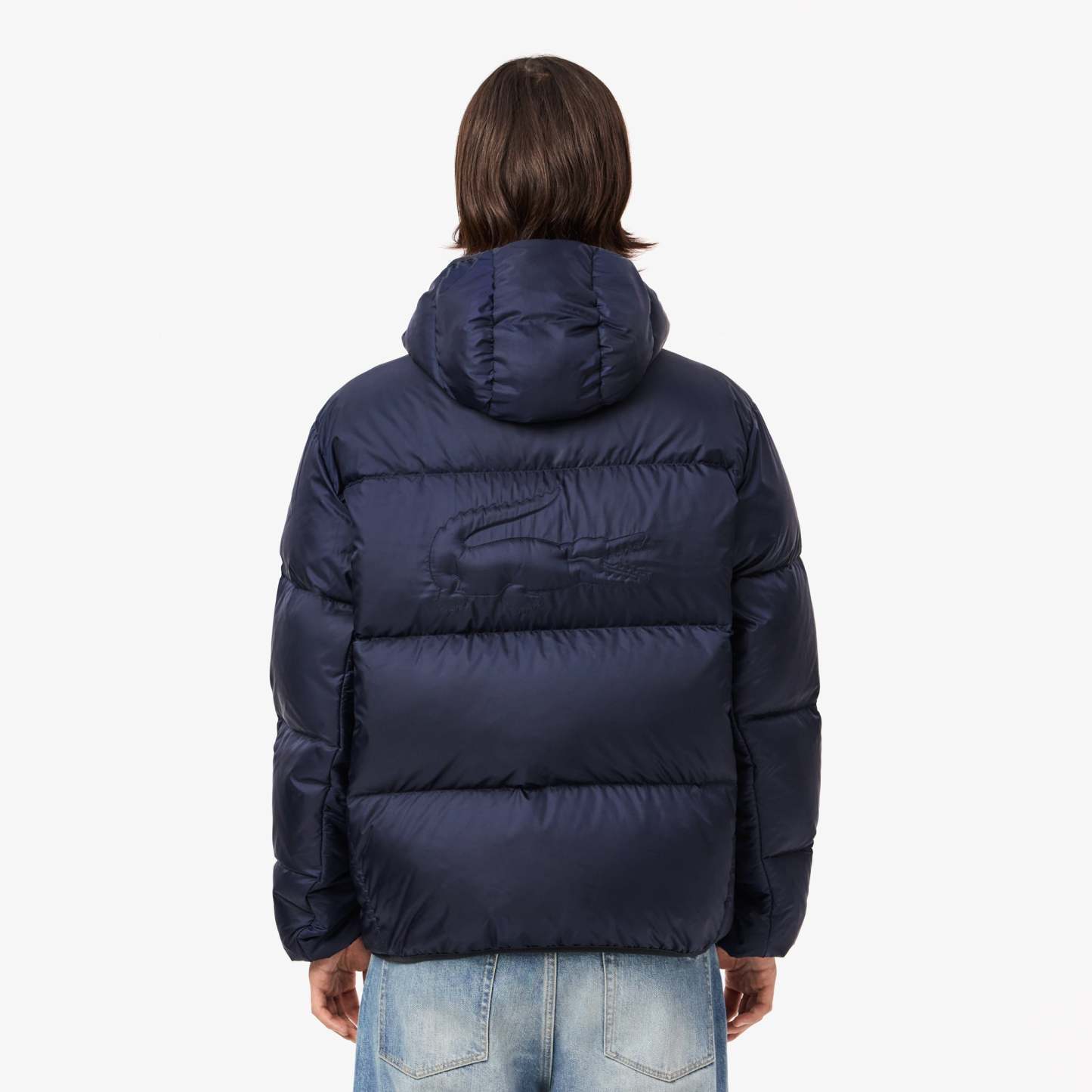 Short Water-Repellent Hooded Puffed Jacket-BH2905