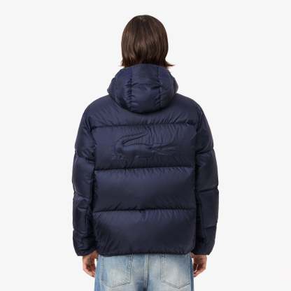 Short Water-Repellent Hooded Puffed Jacket-BH2905