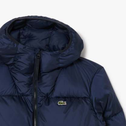 Short Water-Repellent Hooded Puffed Jacket-BH2905