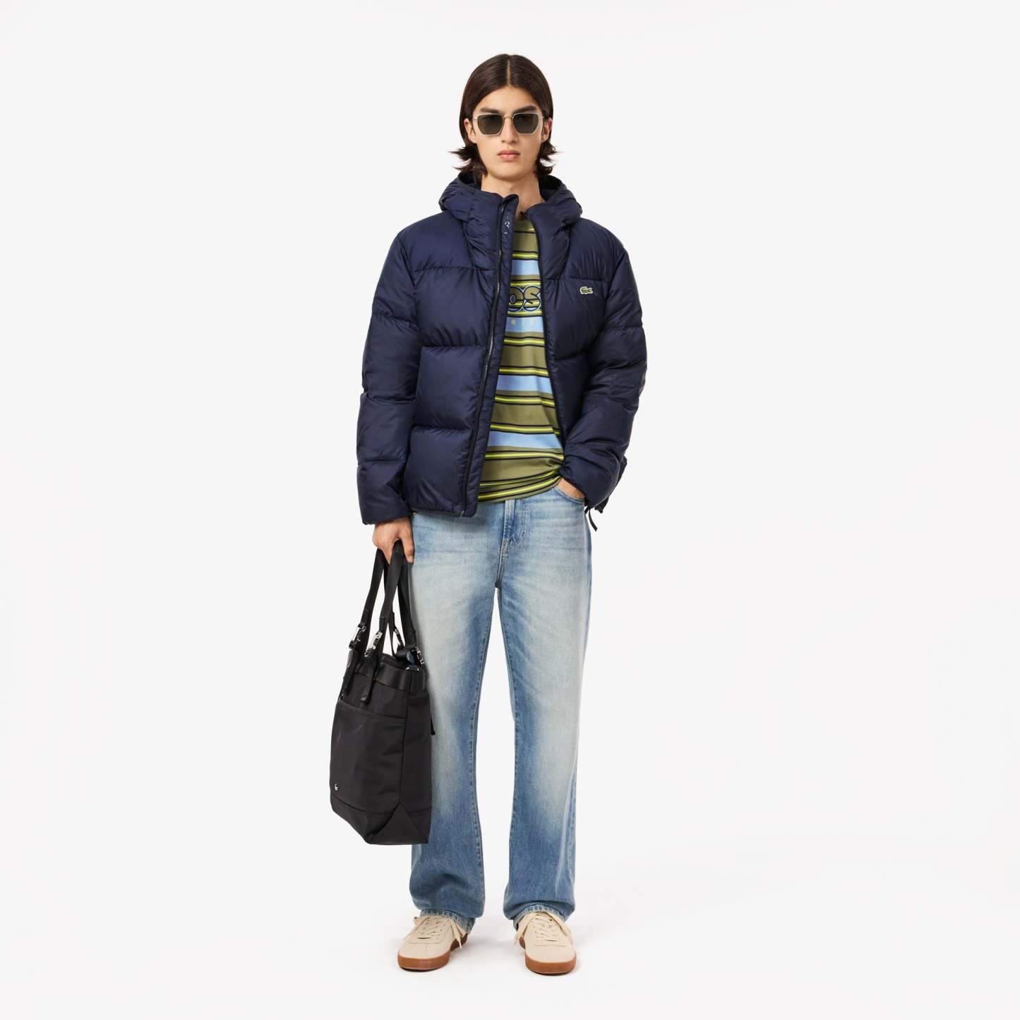 Short Water-Repellent Hooded Puffed Jacket-BH2905