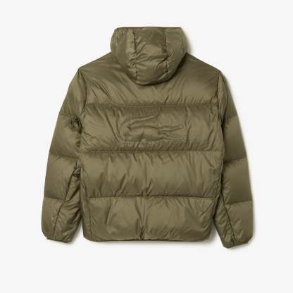 Short Water-Repellent Hooded Puffed Jacket-BH2905