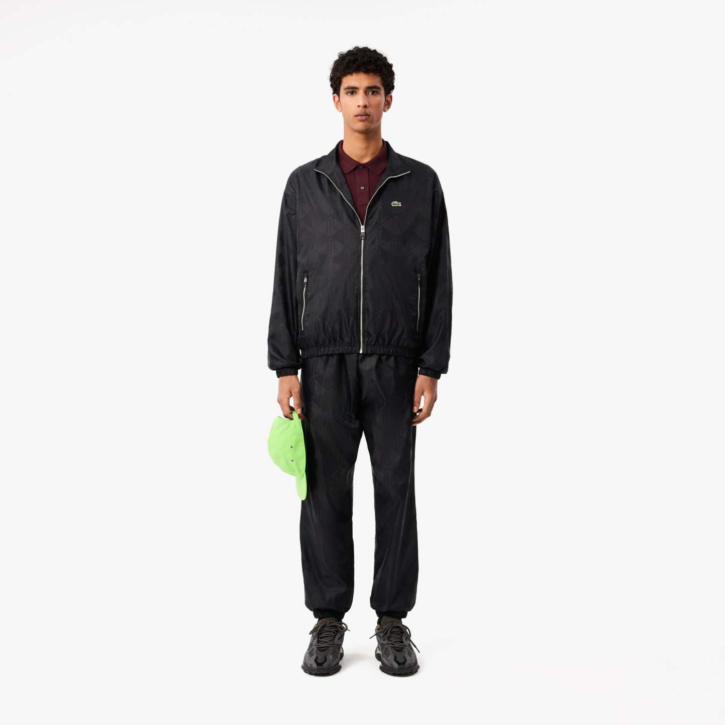 Cropped Monogram Sportsuit Jacket-BH4001