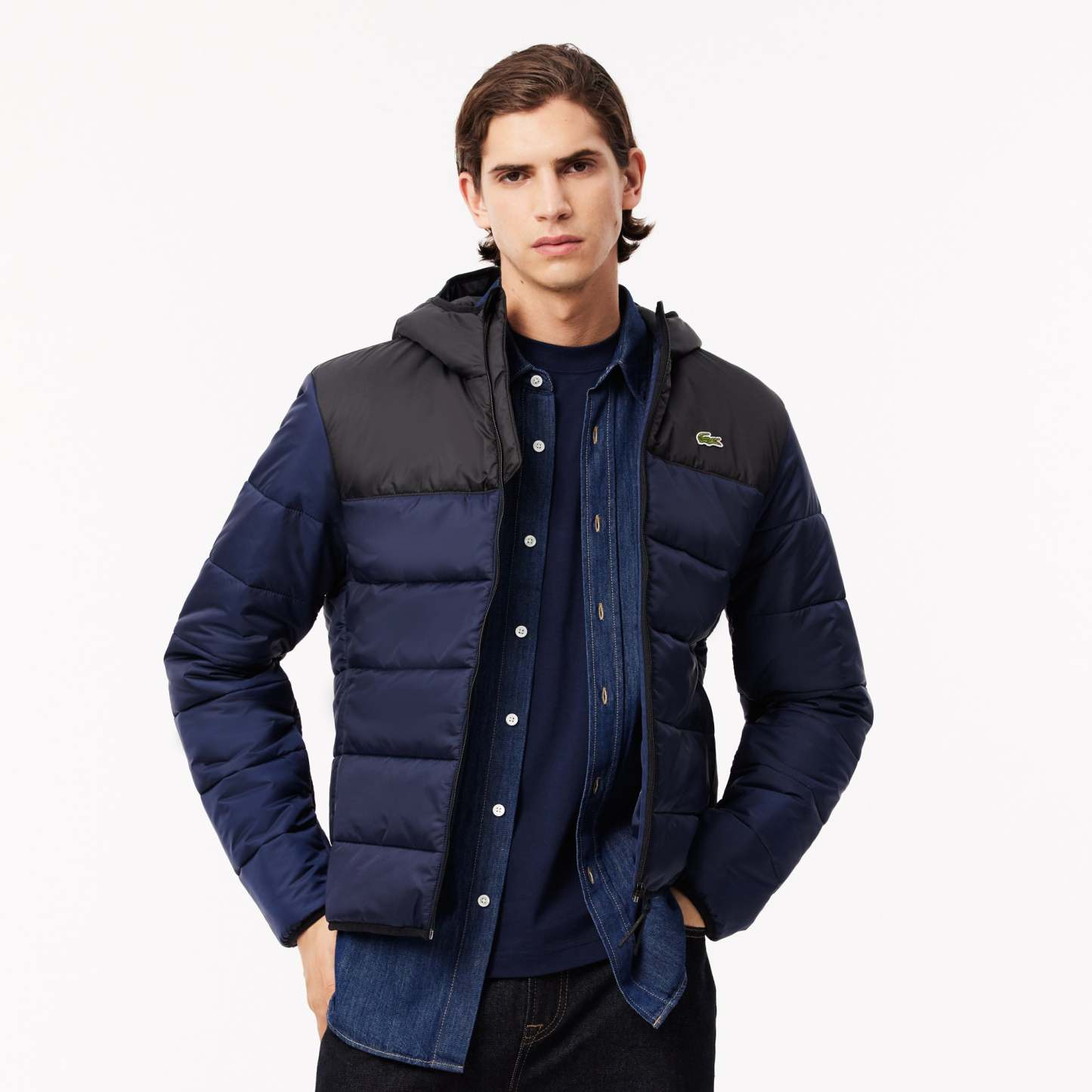 Water-Repellent Quilted Puffed Jacket-BH6763