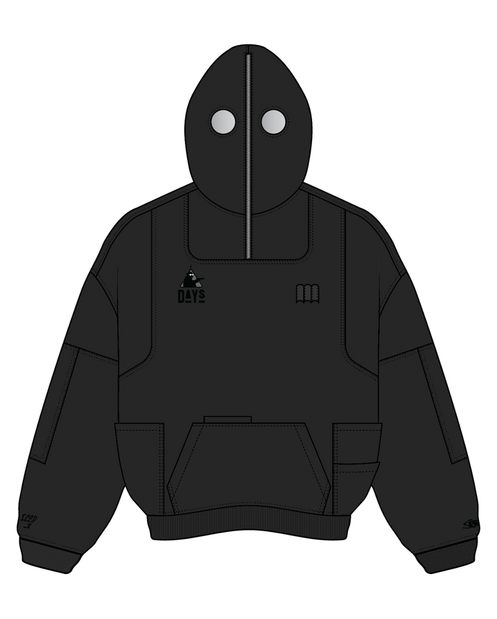 SAKAMOTO DAYS HOODIE - BLACK