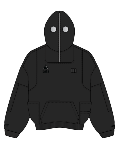 SAKAMOTO DAYS HOODIE - BLACK
