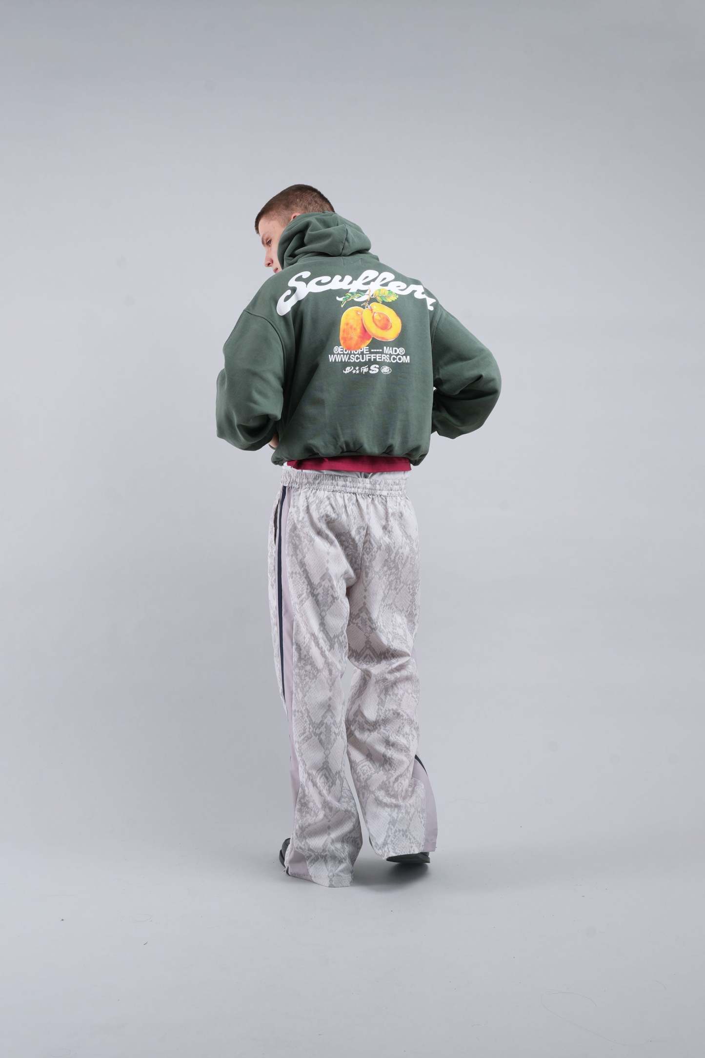 Snake Light Grey Tech Pants