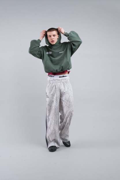 Snake Light Grey Tech Pants