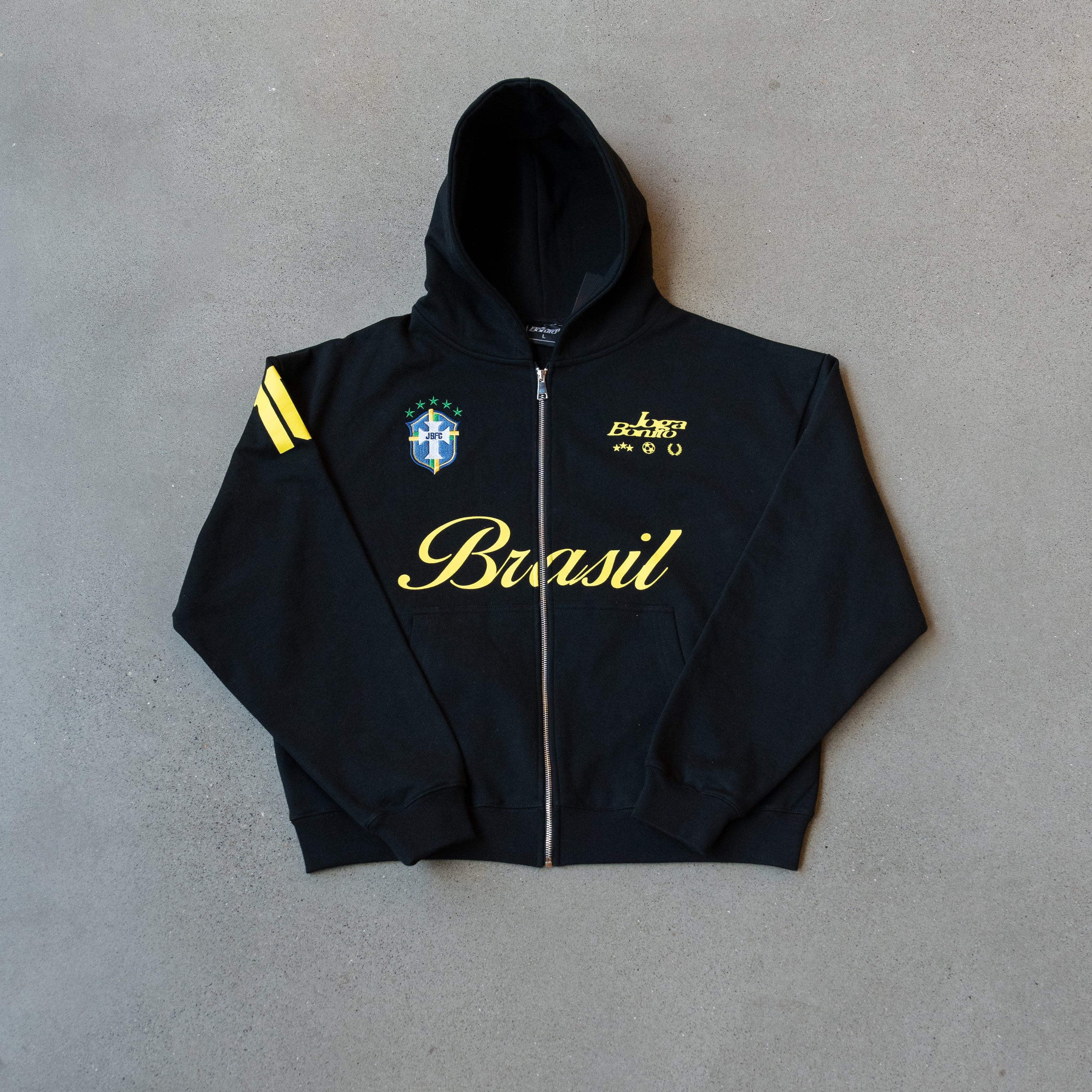 Brazil Football Club Zip Hoodie