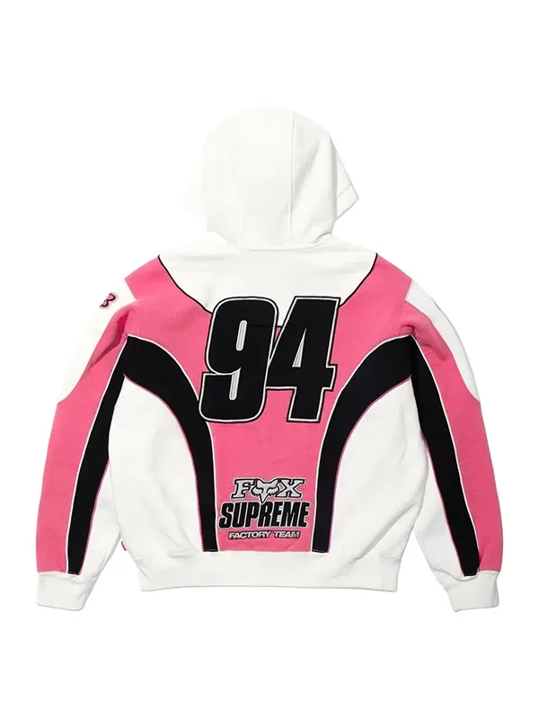 Supreme Fox Racing Zip Up Hoodie