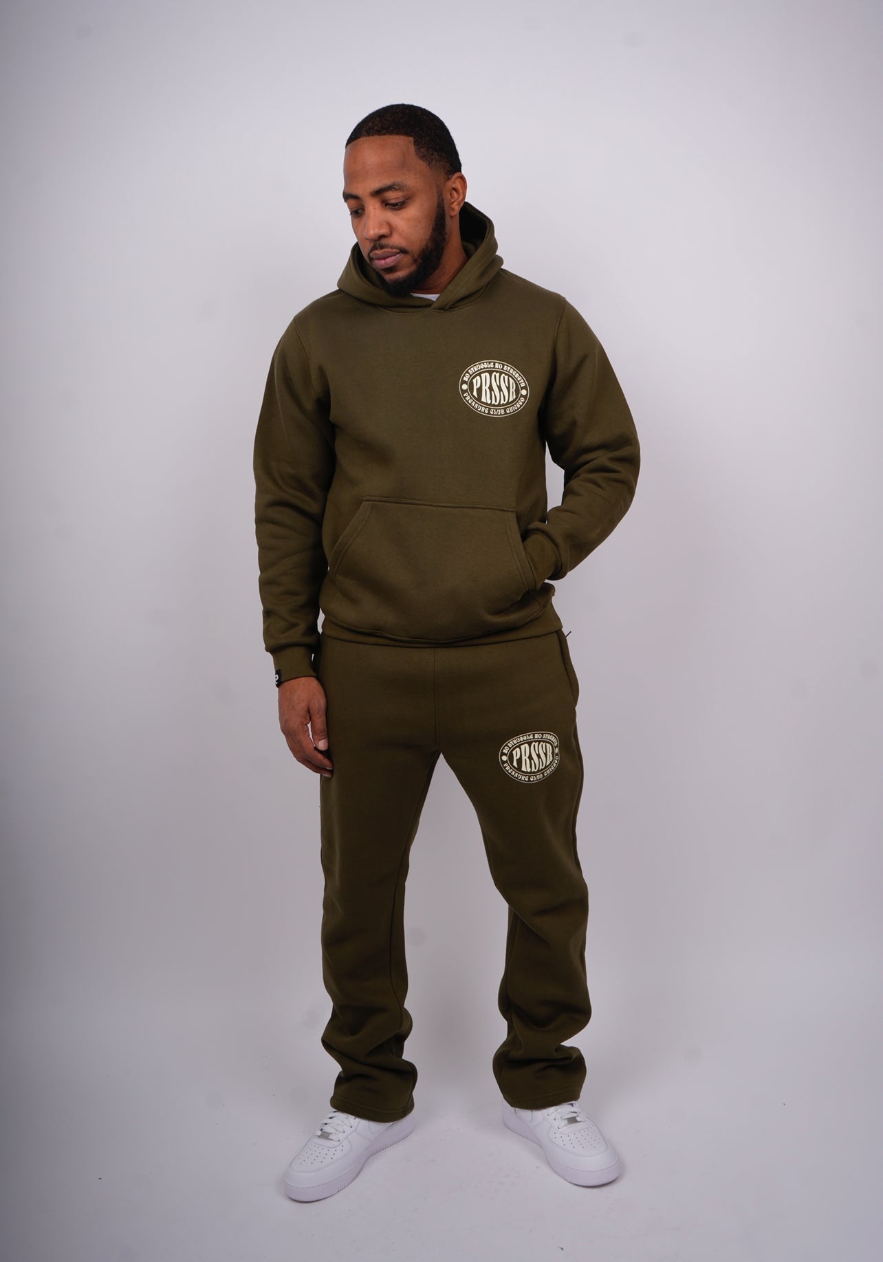 Men's casual long-sleeved hoodie set