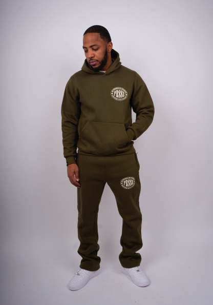 Men's casual long-sleeved hoodie set