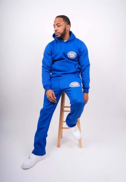 Men's casual long-sleeved hoodie set