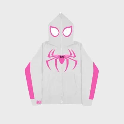 Spiderman zip-up hoodie