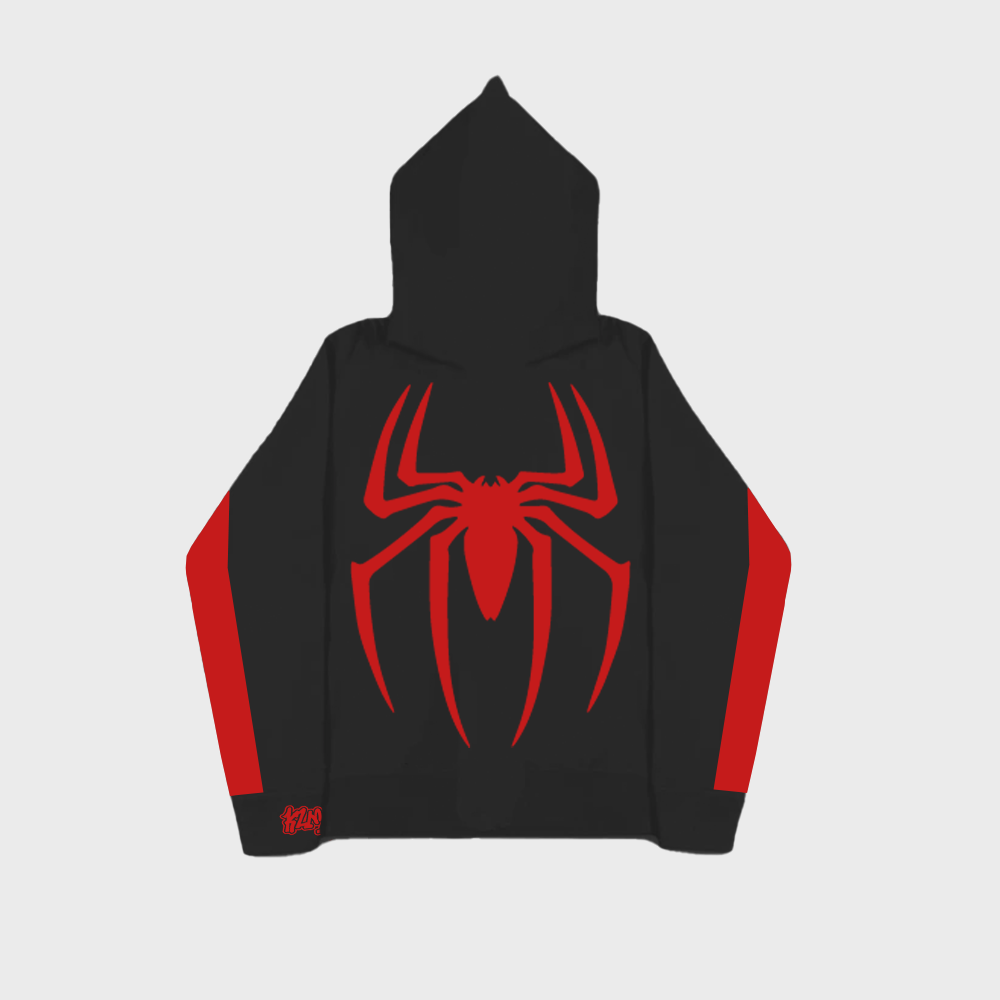 Spiderman zip-up hoodie