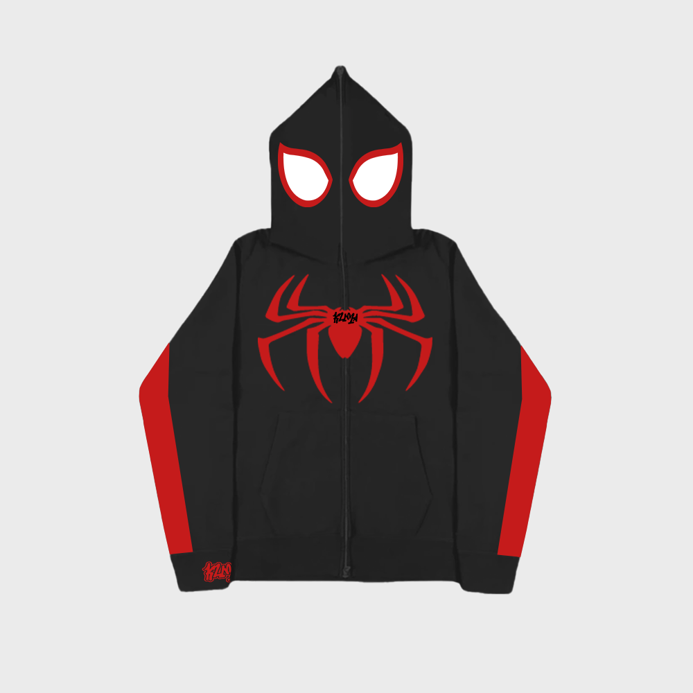 Spiderman zip-up hoodie