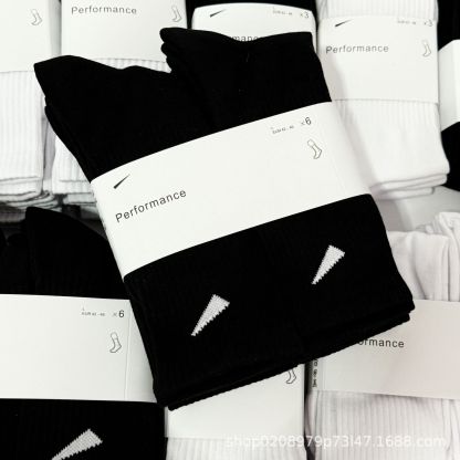 Thickened Sweat-Absorbent Towel Bottom Long-Tube Sports Socks For Men And Women Thin Fitness Running Basketball Socks