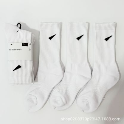 Thickened Sweat-Absorbent Towel Bottom Long-Tube Sports Socks For Men And Women Thin Fitness Running Basketball Socks