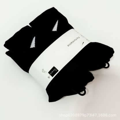 Thickened Sweat-Absorbent Towel Bottom Long-Tube Sports Socks For Men And Women Thin Fitness Running Basketball Socks