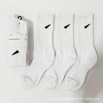 Thickened Sweat-Absorbent Towel Bottom Long-Tube Sports Socks For Men And Women Thin Fitness Running Basketball Socks