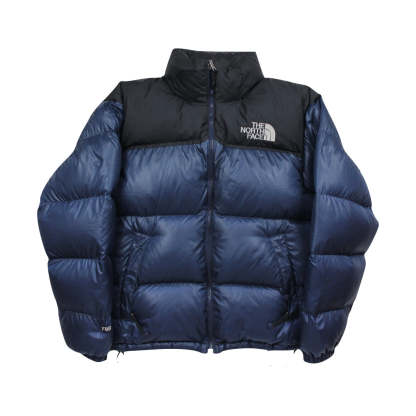 The North Face Navy Blue Puffer Jacket WITH SMALL STAIN