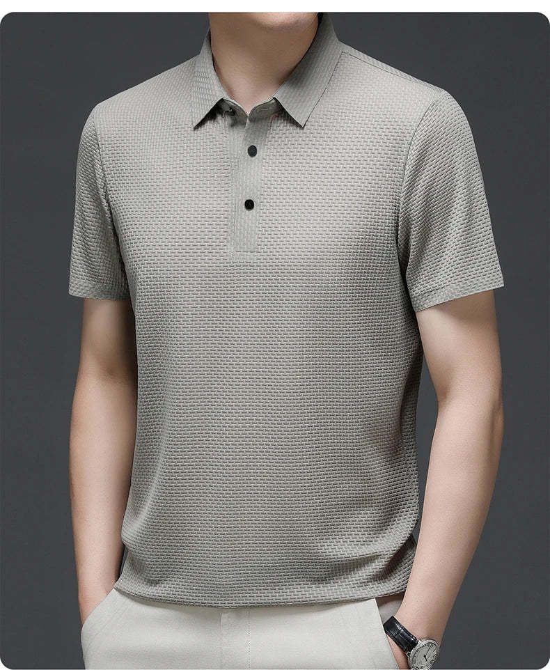 Camisa Polo Seda Helada