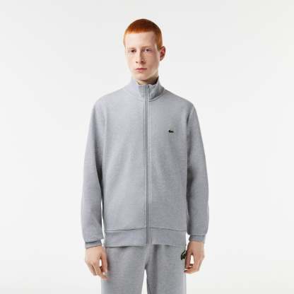 Zip-Up High Neck Fleece Sweatshirt-SH9622