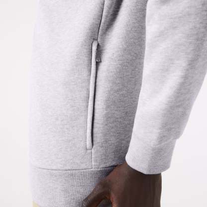 Zip-Up High Neck Fleece Sweatshirt-SH9622