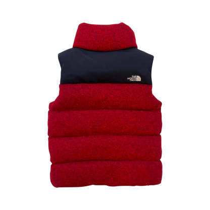 The North Face Red Gilet Puffer Jacket