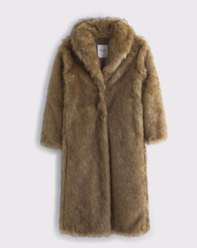 Zara Long Faux Fur Coat
