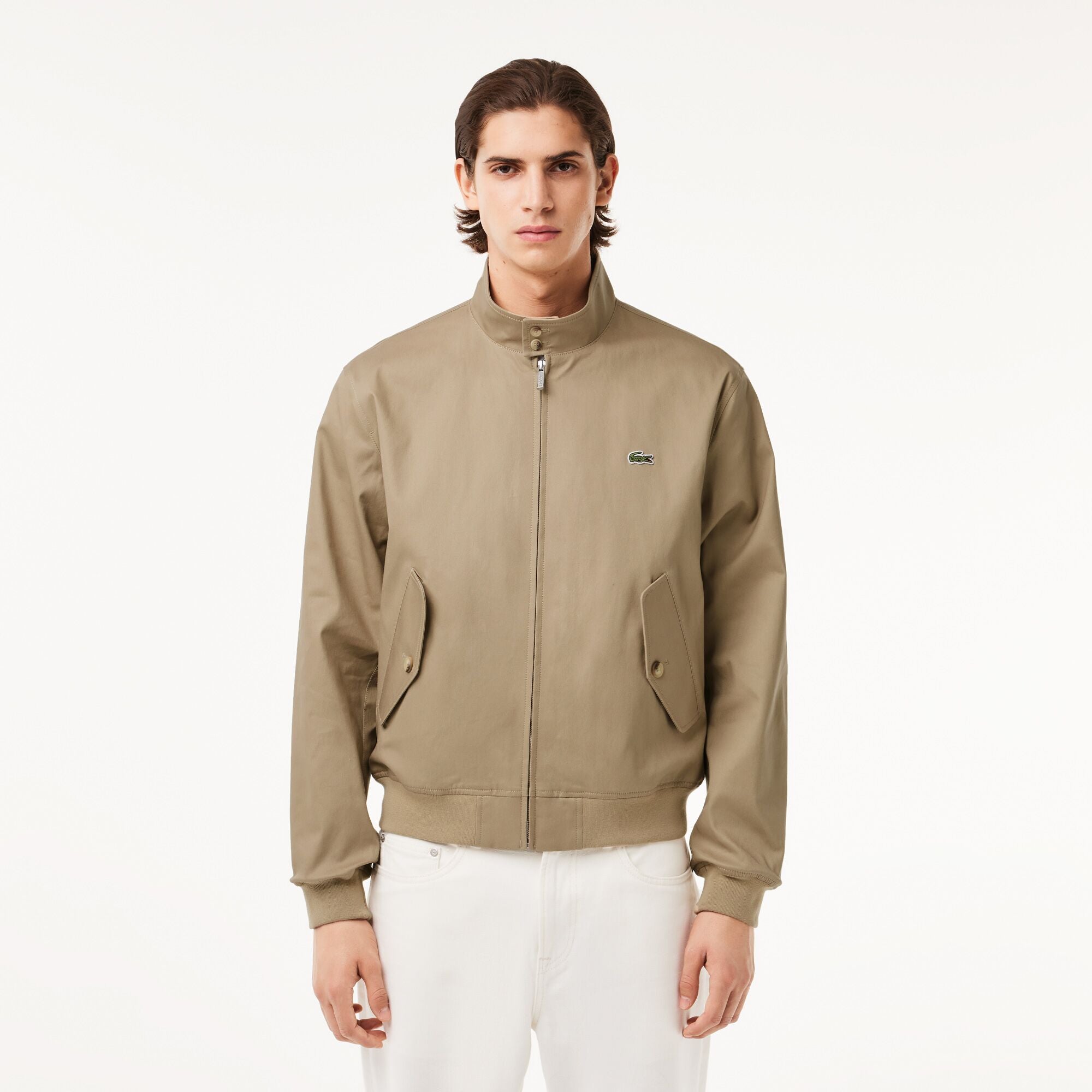 Water-Repellent Twill Harrington Jacket-BH7186