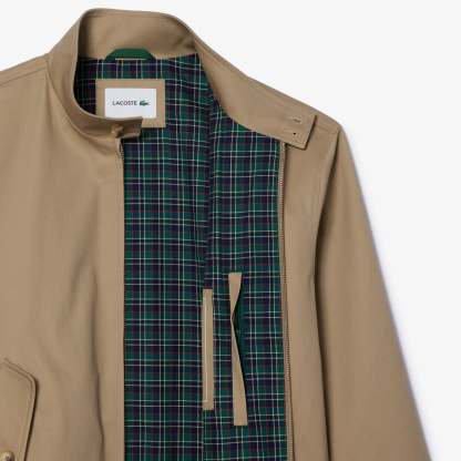 Water-Repellent Twill Harrington Jacket-BH7186