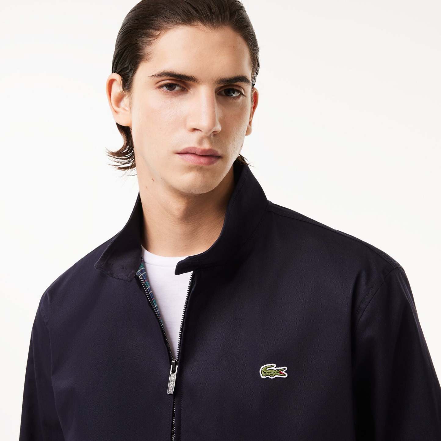 Water-Repellent Twill Harrington Jacket-BH7186