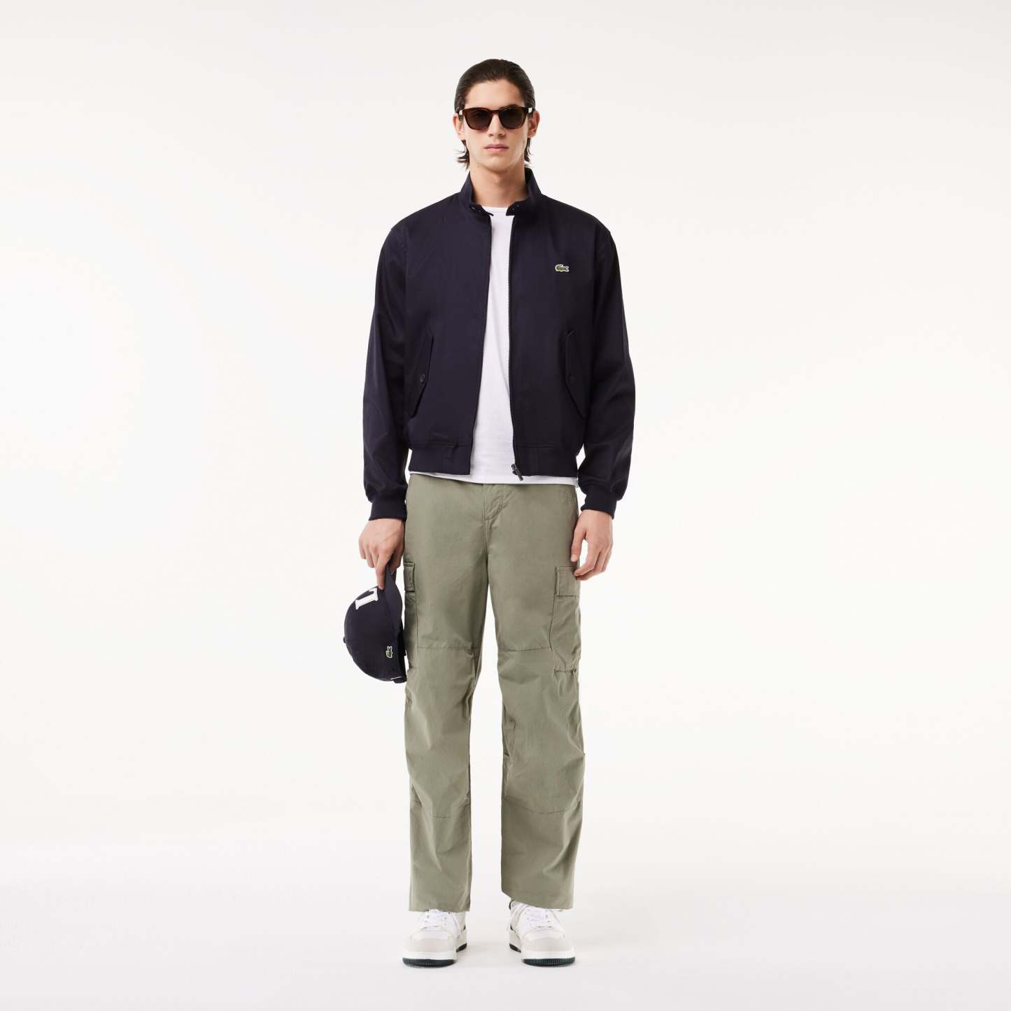 Water-Repellent Twill Harrington Jacket-BH7186