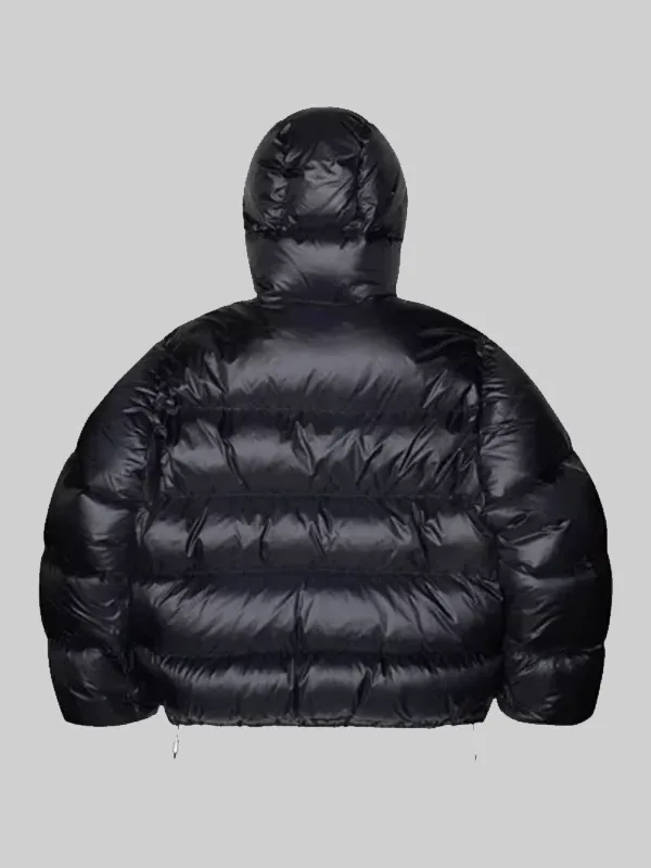 Stussy Black Puffer Jacket