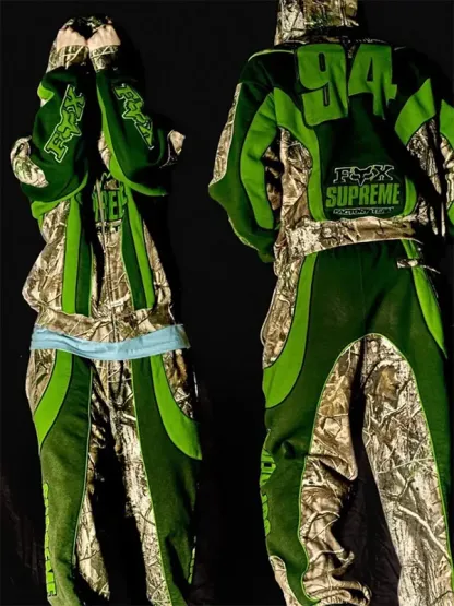 Supreme Fox Racing Zip Up Hoodie