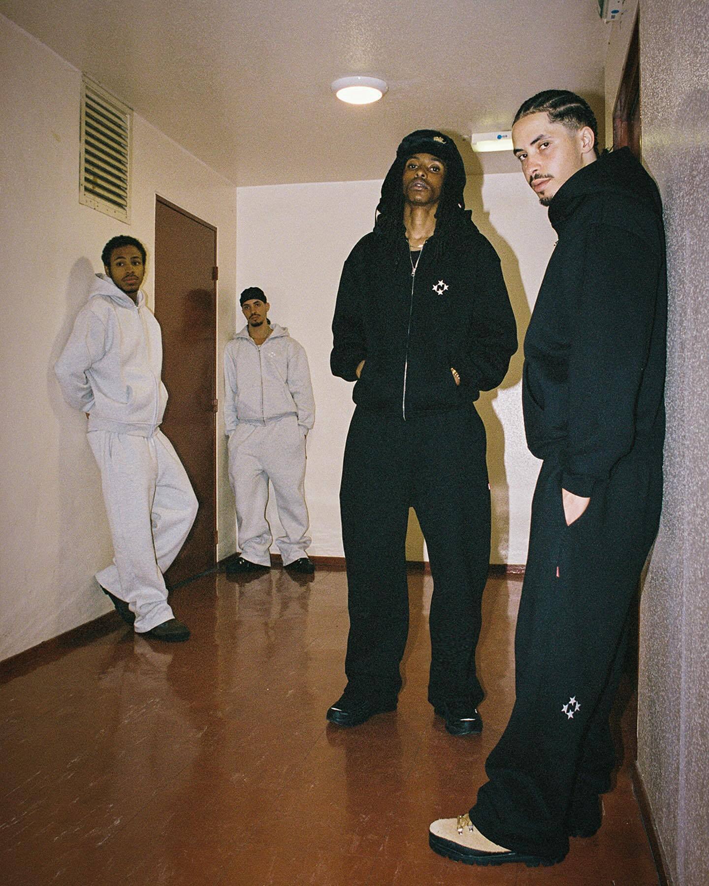 Zipper Hoodie Sweatpants Set 