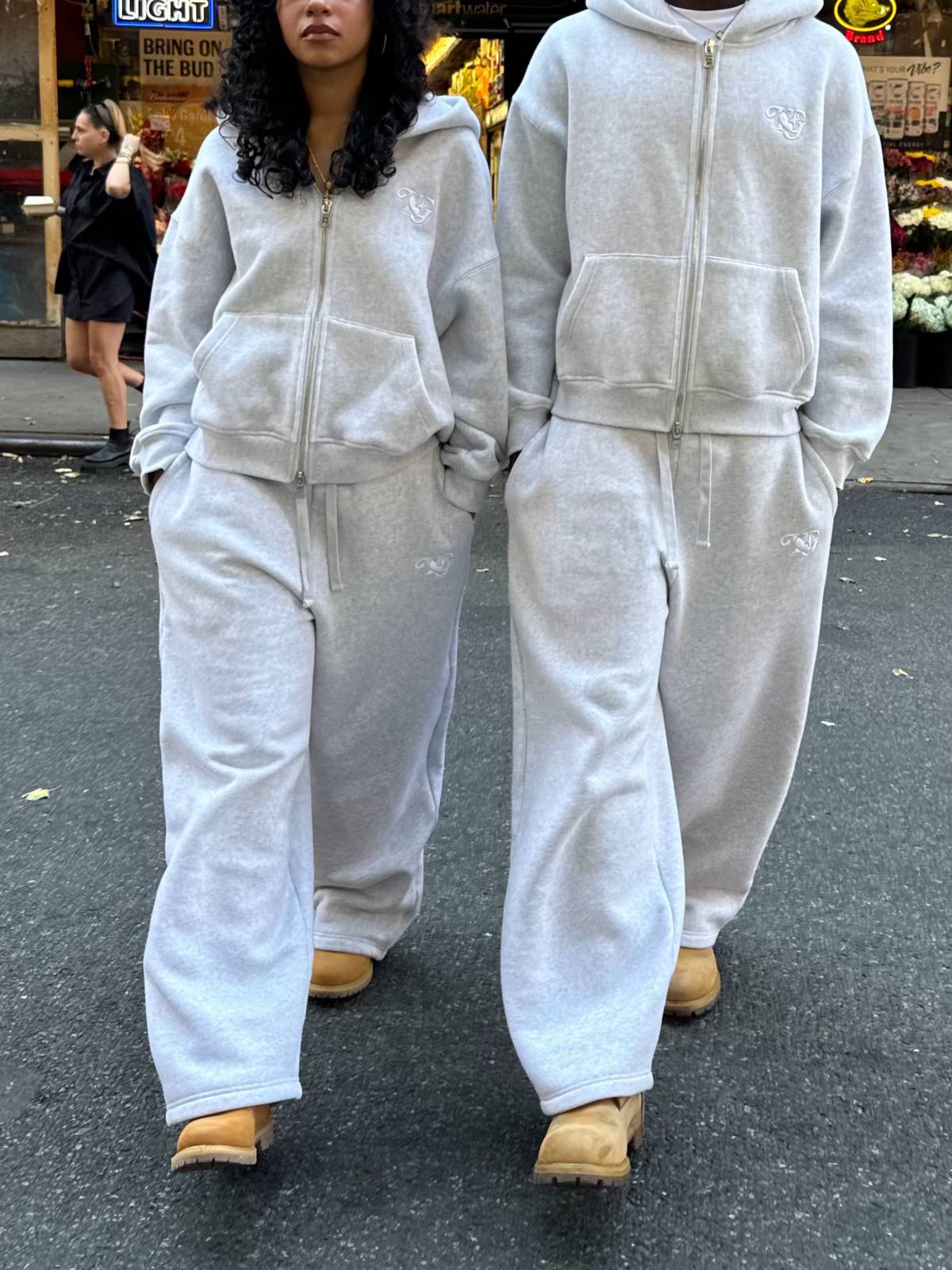 Heavy sweatshirt suit