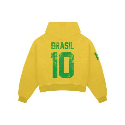 Brazil Football Club Zip Hoodie