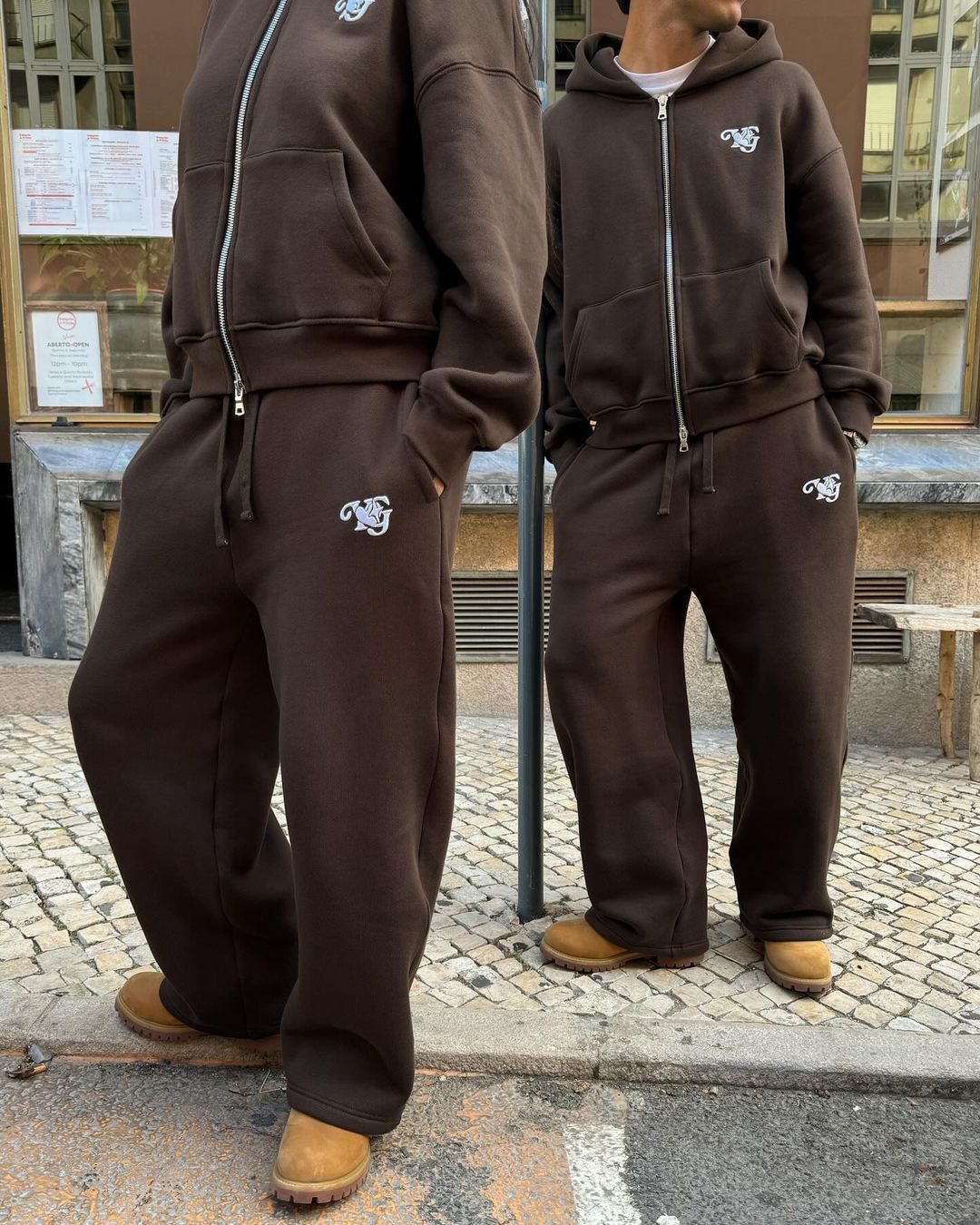 Heavy sweatshirt suit