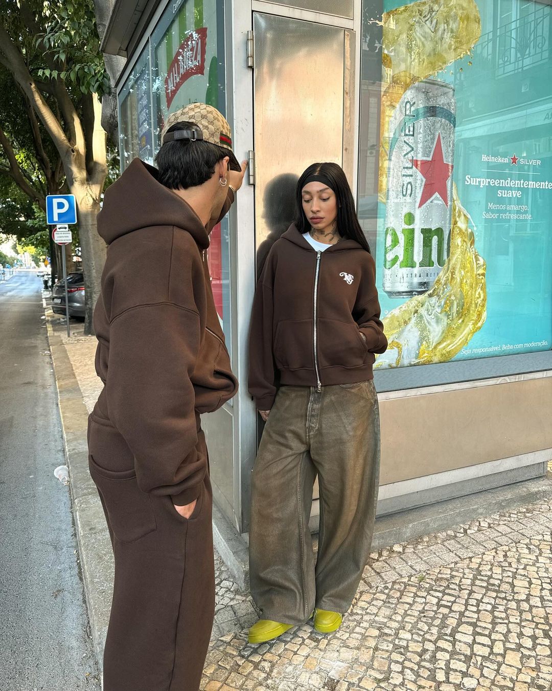 Heavy sweatshirt suit