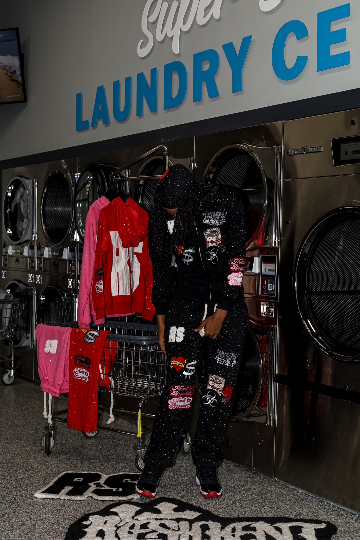 RS  SWEATSUIT- BLACK