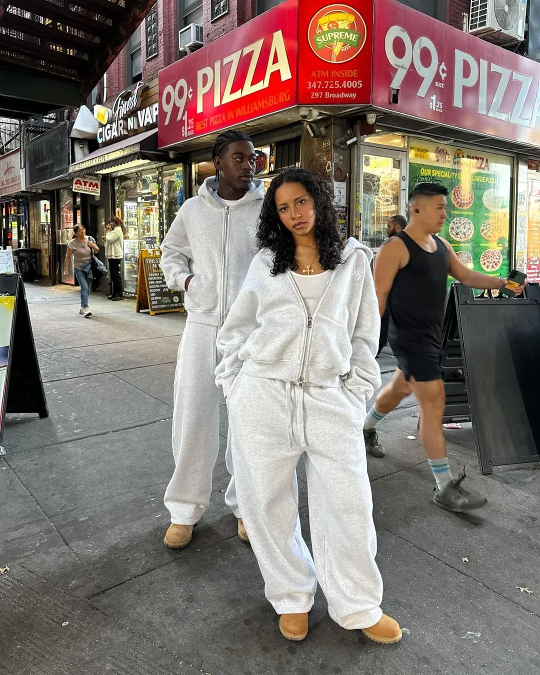 Heavy sweatshirt suit